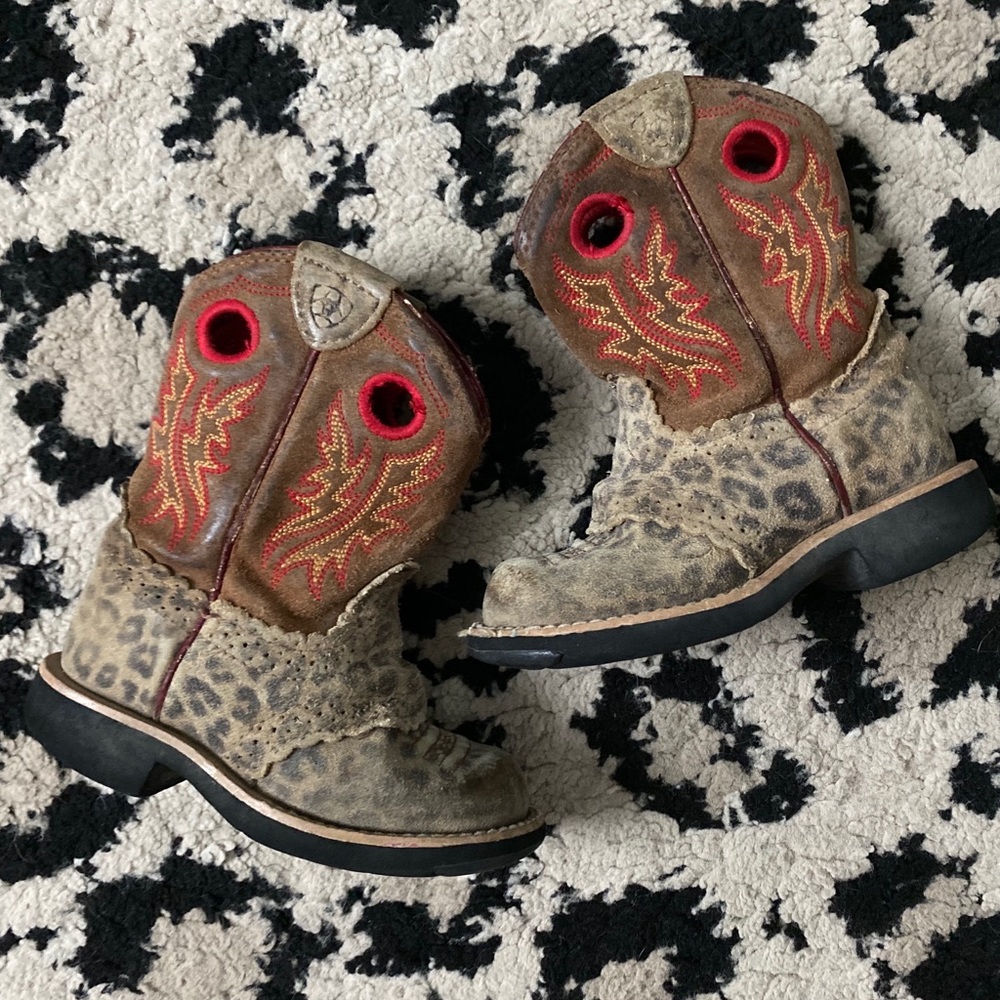 Leopard Ariat Boots